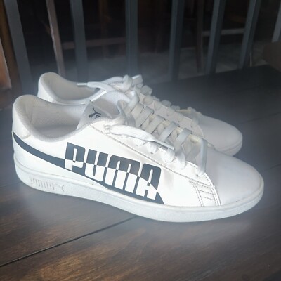 Puma Mens Smash V2 371135-01 White Casual Shoes Sneakers Size 9.5 | eBay