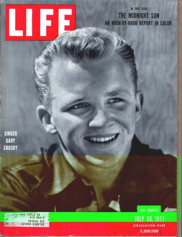 July 30, 1951 LIFE MAGAZINE Gary Crosby 100% Complete