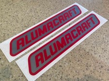 AlumaCraft Vintage Fishing Boat Decals 12