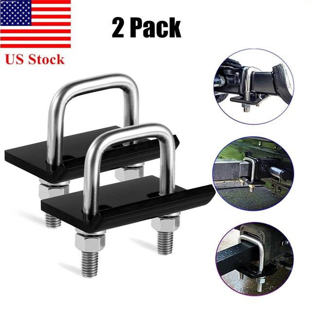 2 Pack 2" Receiver Trailer Hitch Tightener Lock Down Stabilizer Anti