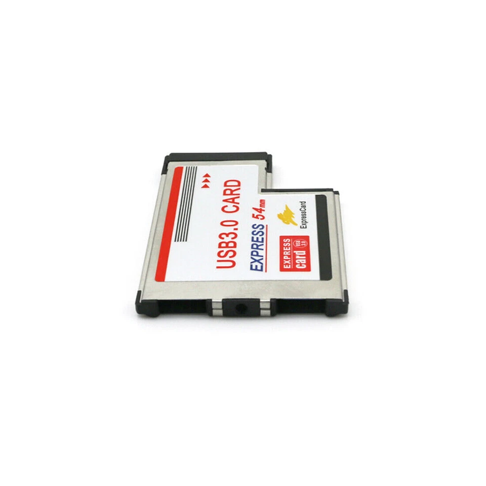 2 Dual Ports USB 3.0 HUB Express Card ExpressCard 54mm Adapter for PCMCIA Laptop - Image 2 of 4