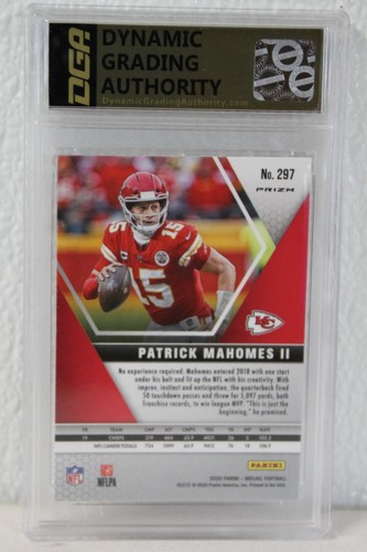 2020 PANINI MOSAIC PATRICK MAHOMES II MOSAIC RED #297 DGA 9.5 CHIEFS - Picture 3 of 4