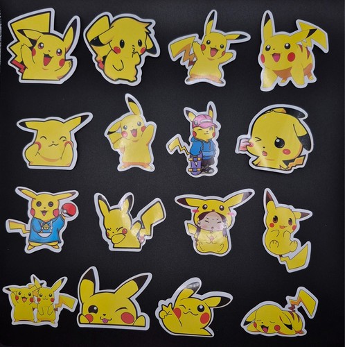 Adesivi Pikachu Confezione 50 Adesivi Assortimento Casuale Pokemon Sticker Decal - Venditore USA - Foto 10 di 10