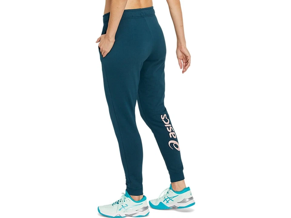 Asics Pantalones Grande Logo Sweat Jadear, Mujer -art. 2032A982-400 (Magnetic - Imagen 3 de 4