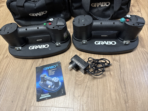 QTY-2 Grabo Nemo Electric Vacuum Suction Cup Lifter - Picture 3 of 6