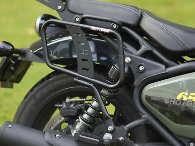 Fit Für Royal Enfield Shotgun 650 Schwarz Gepäcktasche Halterung Schienen