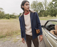 J CREW Rugged merino wool cable-knit sweater in donegal Item BA309