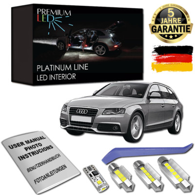 LED Innenraumbeleuchtung Audi A4 B8 8K Weiss Avant Limo Set 8K5 8KH CANBUS