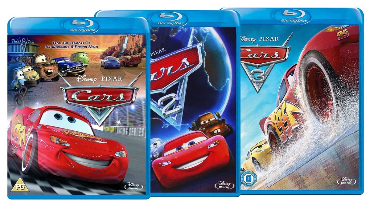 CARS 1-3 Movie Collection [Blu-ray Box Set] Complete Trilogy