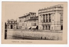 CPA 55 - VERDUN- THEATRE ET BIBLIOTHEQUE