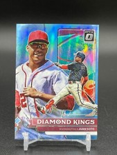 2022 Panini Donruss Optic Juan Soto Diamond Kings Carolina Blue Prizm #28/50 SP