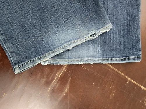Silberne Aiko Damen Jeans 30x35 Bootcut Flare - Bild 5 von 9