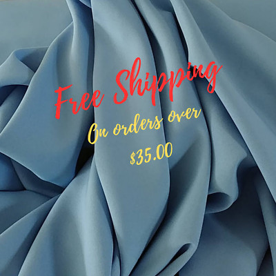 Wedgewood blue Tropical gabardine, or any other color in my store, sewing supply