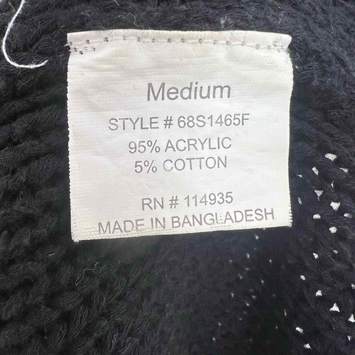 Quinn Black Sleeveless Sweater Size Medium - Picture 3 of 4
