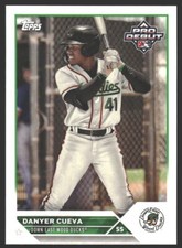 Danyer Cueva #PD-2 2023 Topps Pro Debut Down East Wood Ducks