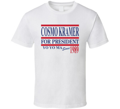 Cosmo Kramer For President Tv Show Fan T Shirt