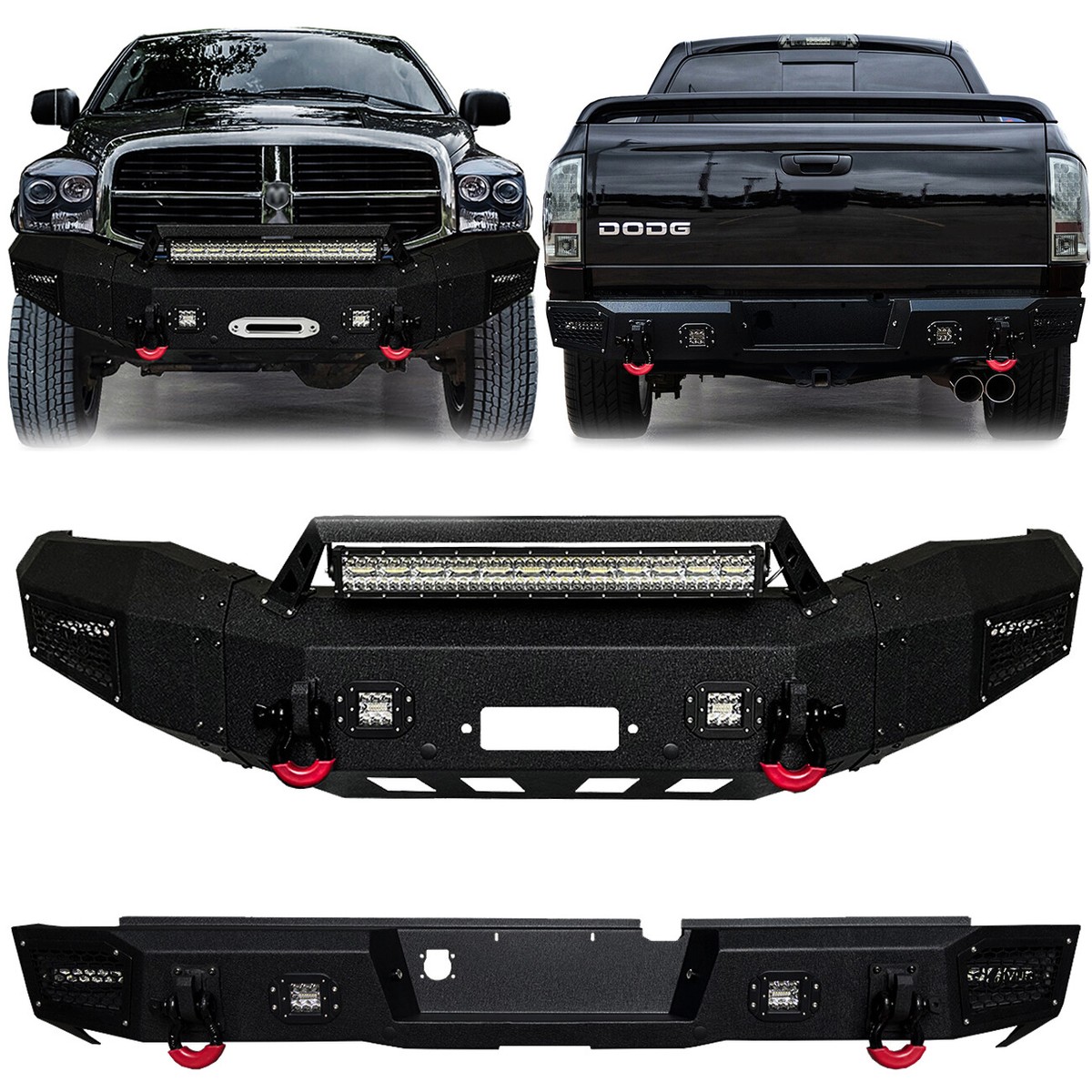 Vijay For 2006-2009 Dodge Ram 2500 3500 Front or Rear Bumper with