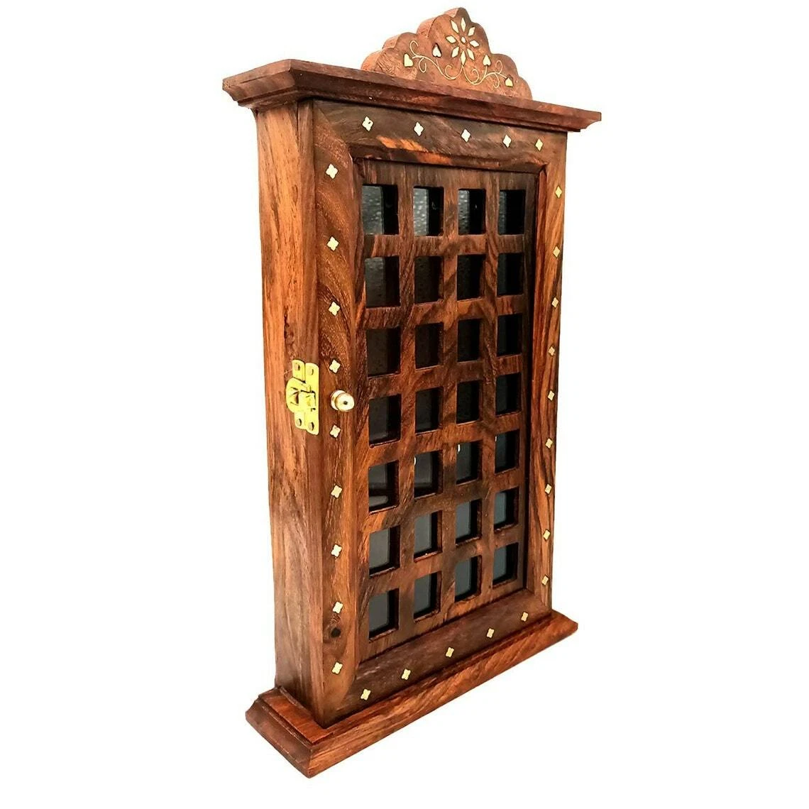 Wood Best Antique Key Box Solid Wooden key cabinet Vintage Wooden