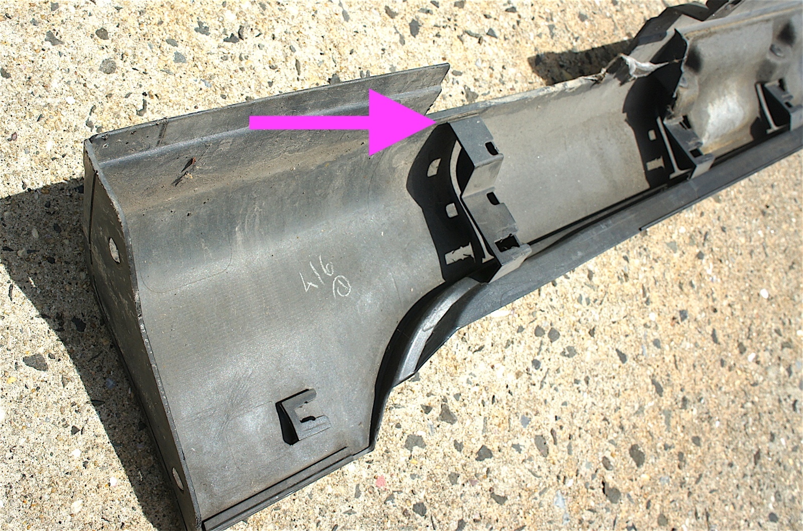 05 06 07 08 ACURA RL ROCKER PANEL SIDE MOLDING RIGHT PASSENGER STEP