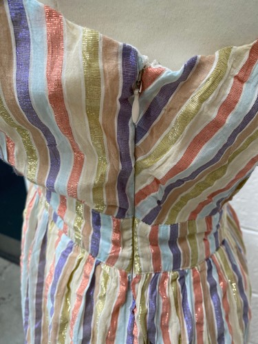 Boden Striped Halterneck Maxi Dress Multicoloured UK 10P 1 RVB001 - Picture 8 of 12