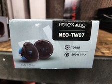 Nemesis Audio NEO-TW07 Neodymium Super Tweeters 3.74" 250 watts RMS Pair