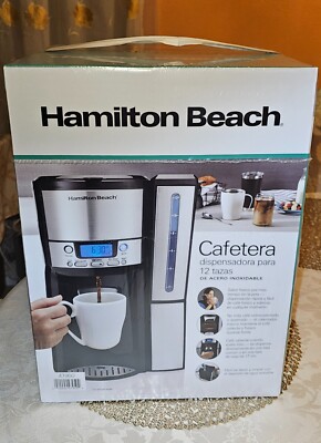 Hamilton Beach BrewStation 12Cup Programmable Coffee Maker & Removable Reservoir