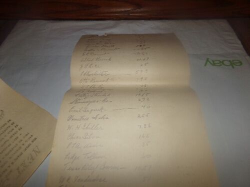 Vintage A.J. Anuncio de venta de tienda de merchandising Etter Lard CW jabón Skidmore Texas 1932 - Imagen 3 de 9