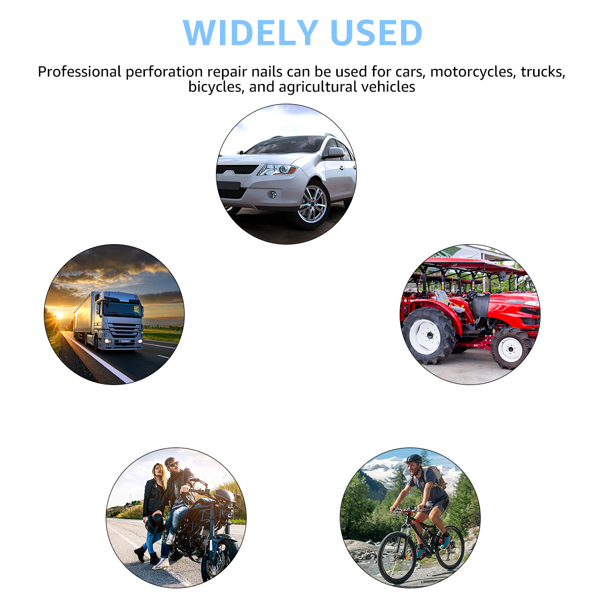 41/82X Vacuum Tire Repair Screw in Rubber Plug Nail Car Tyre Puncture