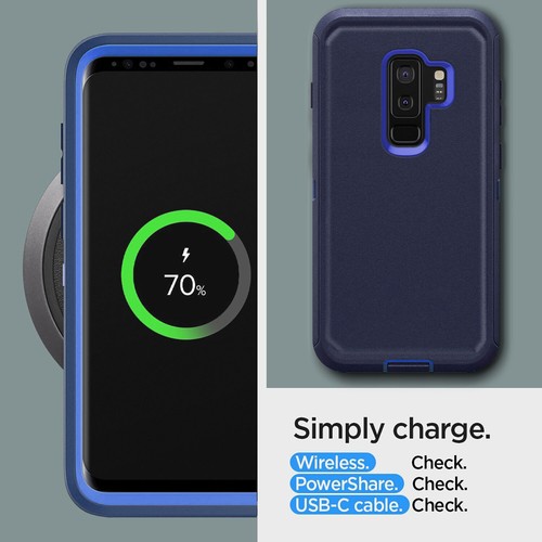 For Samsung Galaxy S9+/S9 Plus/S9 Phone Case Heavy Duty Hard Cover w/Belt Clip - Picture 10 of 54