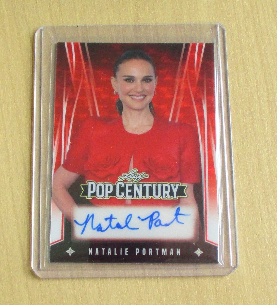 2025 Leaf Pop Century Metal autograph auto Natalie Portman