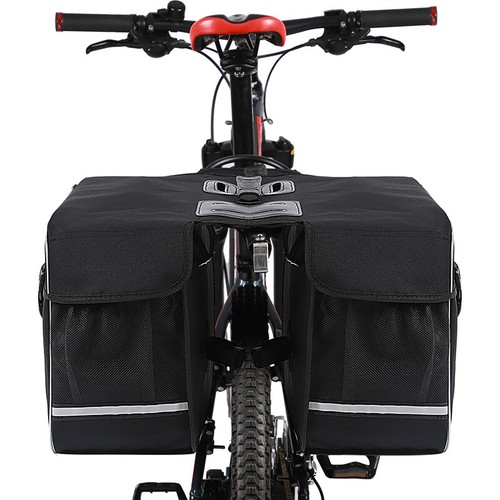 WEST BIKING Waterproof Bike Pannier Double Bag Rear Rack Pack Carrier Trunk Bag - Picture 7 of 80