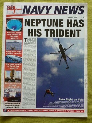 NAVY NEWS / JAN 2007 / HMS VIGILANT S30 / EVER WATCHFUL EYE OF VIGILANT