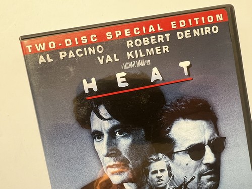 “HEAT” STARRING AL PACINO, ROBERT DE NIRO, VAL KILMER DVD 2 DISC SET RARE - Picture 2 of 7