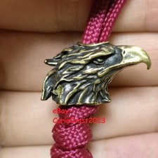 Brass Eagle Head Lanyard Bead Knife Paracord Beads Zipper Pull Beads Pendant
