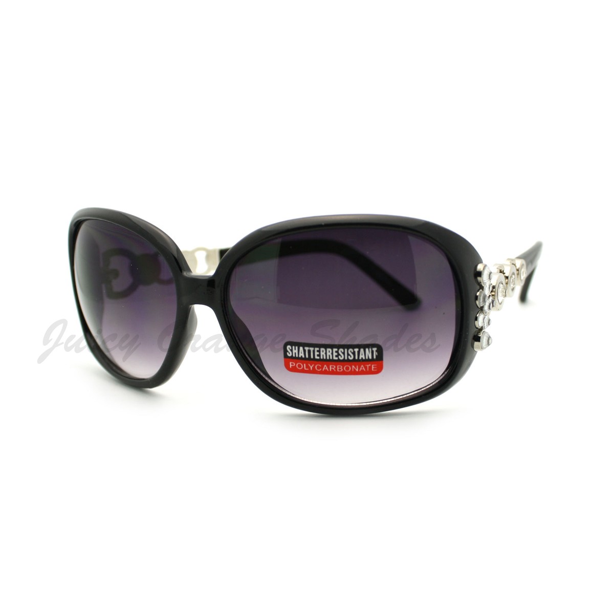 Rhinestones Jewel Sunglasses Womens Oversized Square Shades  display picture 2