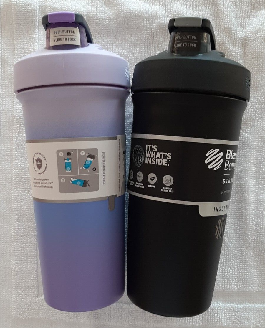 NEW Blender Bottle Strada 24OZ insulated Stainless Steel, in