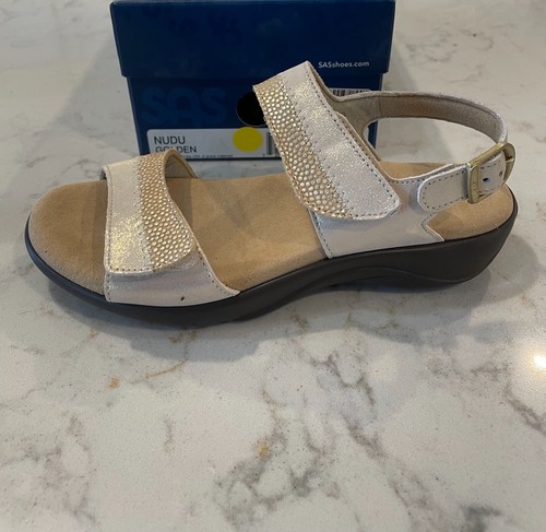 Sandalo donna SAS Nudu Golden 5 Medium nuovo con scatola risparmia grande spedizione gratuita - Foto 5 di 5
