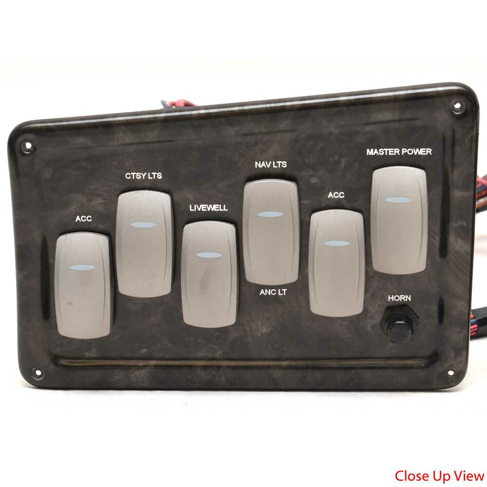 Switch ゆう3 G3 Boat Switch Panel 73522936 | Black Woodgrain F03373422936 (2PC