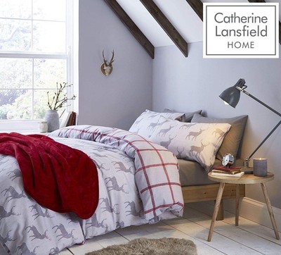 Catherine Lansfield Brushed Stag Flannelette Duvet Cover Bedding Set Grey - Catherine Lansfield Luxor Gold Bedding Set Kingsize Catherine Lansfield Brushed Stag Flannelette Duvet Cover Bedding Set Grey - Catherine Lansfield Luxor Gold Bedding Set Kingsize