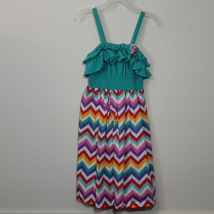 colorful skater dress