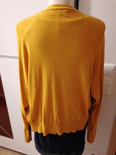 Jean Pascale Damen Cardigan, Strickjacke, locker, senfgelb, Größe XS, Neu! - Bild 4 von 6