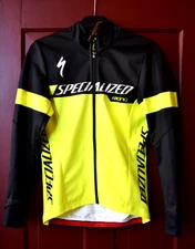 Specailized Element 1.0 Men's Cycling Jacket Black/ Hi-Vize Green, Size Small