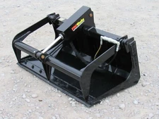 48" Solid Bottom Bucket Grapple Attachment Fits Toro Dingo Mini Skid Steer