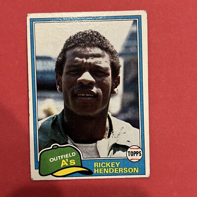1981 Topps #261 Rickey Henderson