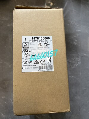 NEW Weidmüller Power module 1478130000 PRO MAX 240W 24V 10A Fast delivery