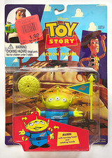 TOY STORY Alien ACTION FIGURE 1995-96 Disney Thinkway Pixar NEVER OPENED 3 EYES 