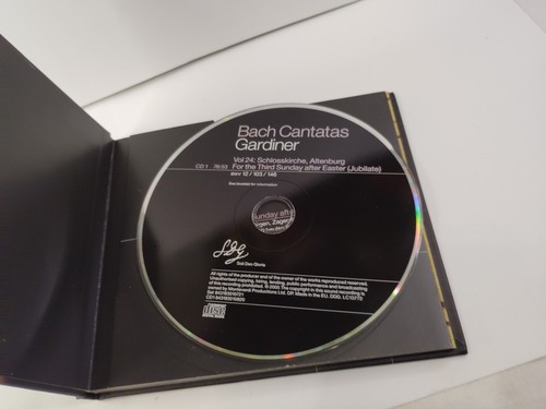John Eliot Gardiner -Bach Cantatas Vol. 24-BWV 12 103 108 117 146 166-2 CD SET. - Picture 3 of 6