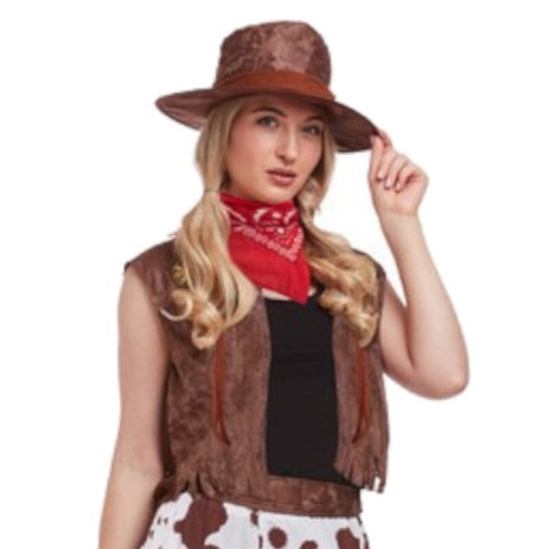Erwachsene Damen Cowgirl Kostüm Outfit mittlere Größe UK 14-16 - Bild 3 von 6