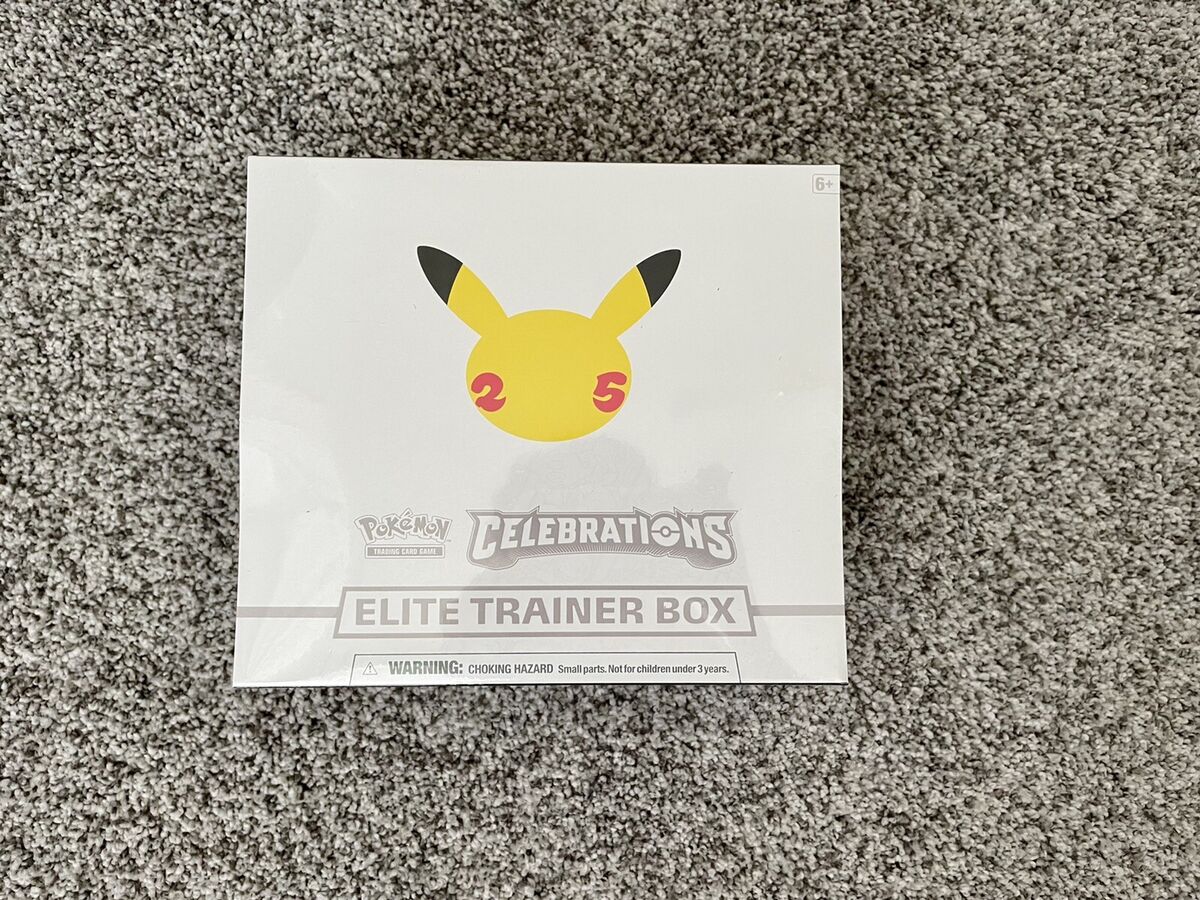 Pokemon Celebrations ETB Elite Trainer Box 25th Anniversary Pokemon Celebrations ETB Elite Trainer Box 25th Anniversary