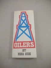 1977 Houston Oilers Media Guide Billy White Shoes Johnson Bum Phillips Vintage